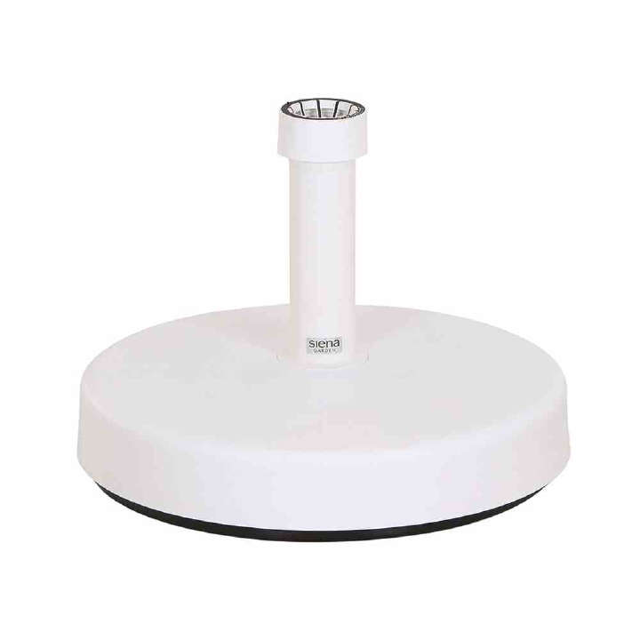 SIENA GARDEN Schirmständer Fill Foot 25 kg rund, weiß